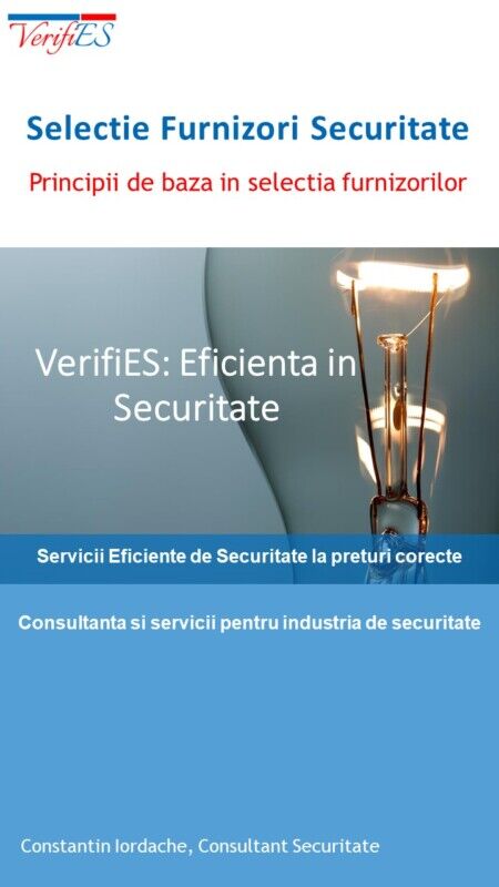 Selectie furnizori de Securitate